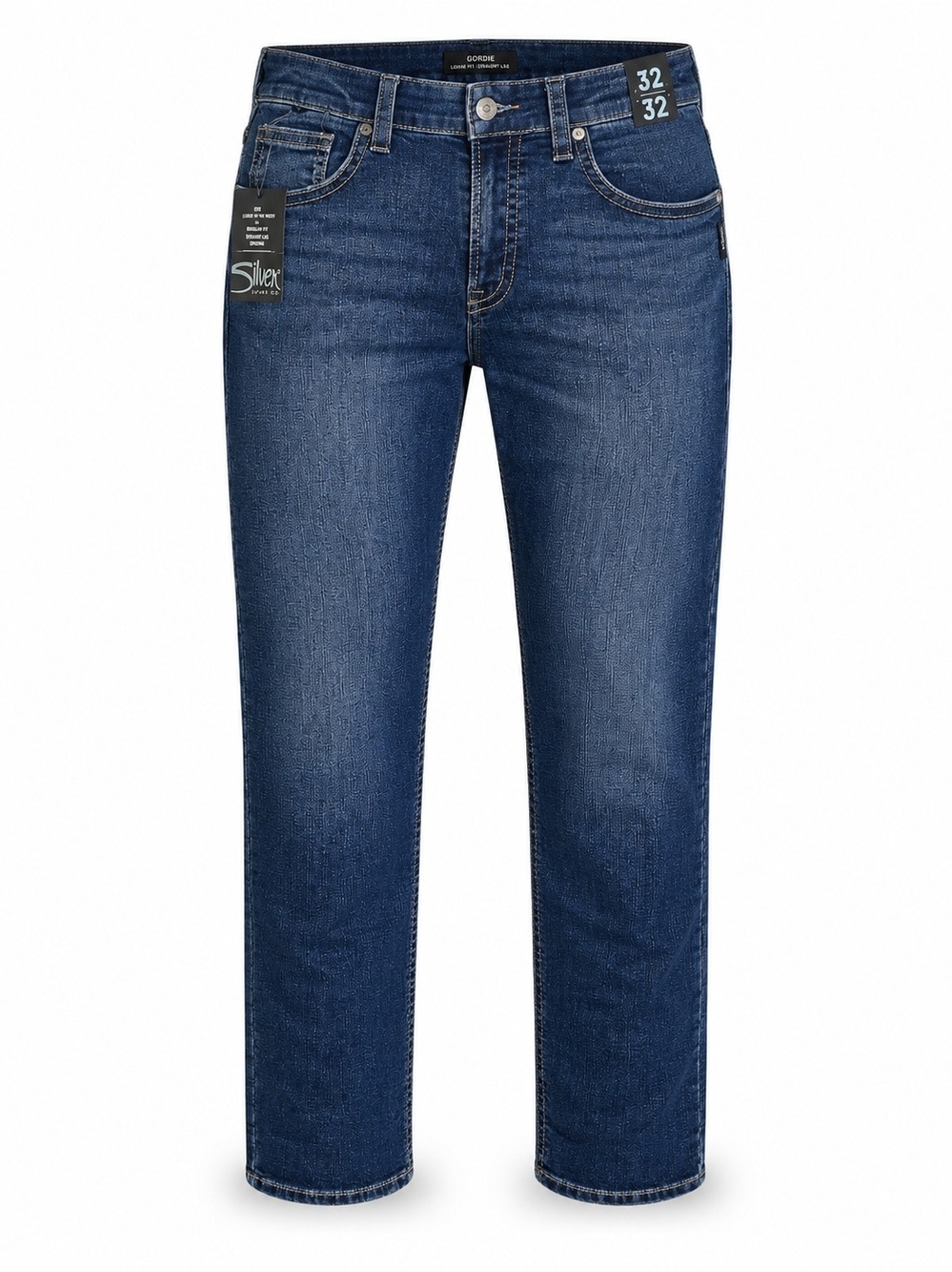 Silver Jeans Men’s Straight-Leg Indigo Denim